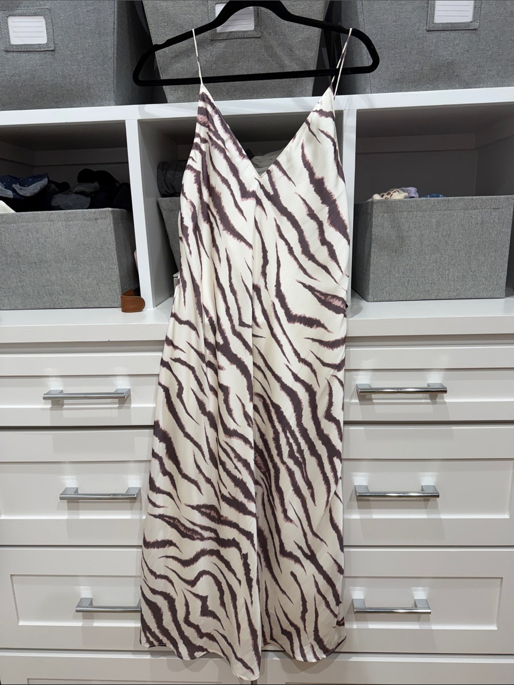 Paige Brown Zebra Print Dress